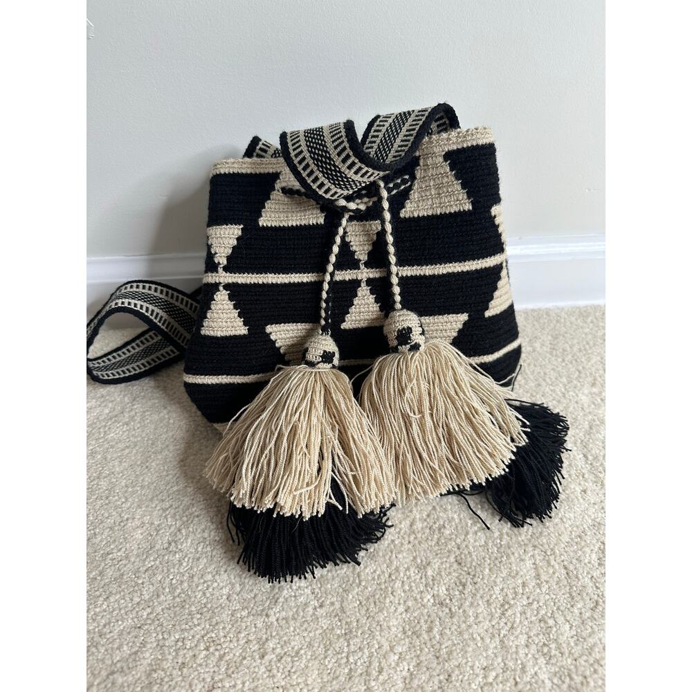 Aztec Print Bucket Bag Drawstring Bag - image 2